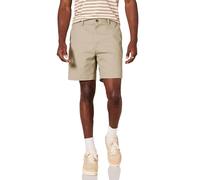 Amazon Essentials Pantaloncini Chino Taglio Classico Da 18 cm Uomo, Cachi, 29W