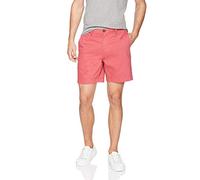 Amazon Essentials Pantaloncini Chino Taglio Classico Da 18 cm Uomo, Rosso Lampone, 31W