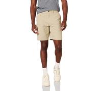 Amazon Essentials Pantaloncini Chino Vestibilità Aderente, 23cm Uomo, Cachi, 36W