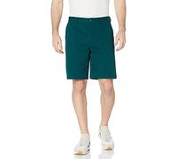 Amazon Essentials Pantaloncini Chino vestibilità Classica, 23cm Uomo, Verde Scuro, 32W
