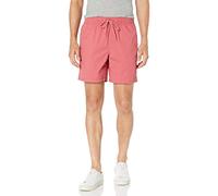 Amazon Essentials Pantaloncini con Coulisse, Interno Gamba 15cm Uomo, Rosso Lampone, M