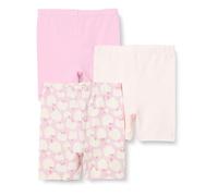 Amazon Essentials Pantaloncini da Bici in Jersey di Cotone Elasticizzato Bimba 0-24, Confezione da 3