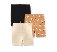 Amazon Essentials Pantaloncini da Bici in Jersey di Cotone Elasticizzato Bimba 0-24, Confezione da 3