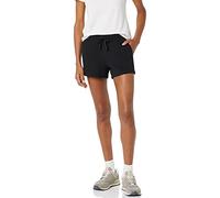 Amazon Essentials Pantaloncini da Donna in Pile con Tasche, Neri, S