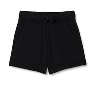Amazon Essentials Pantaloncini da Ragazza in Spugna Francese con Tasca, Nero, 8-9 anni