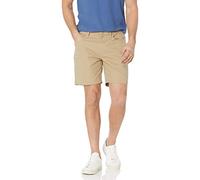 Amazon Essentials Pantaloncini Elasticizzati con 5 Tasche Vestibilità Aderente, Interno Gamba 17,8cm Uomo , Marrone Kaki, 33W
