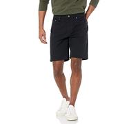 Amazon Essentials Pantaloncini Elasticizzati con 5 Tasche Vestibilità Aderente, Interno Gamba 22,9cm Uomo , Nero, 30W