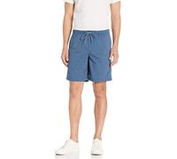 Amazon Essentials Pantaloncini in Cotone Vestibilità Comoda da 20cm con Vita Elasticizzata e Coulisse Uomo, Turchino, XXL