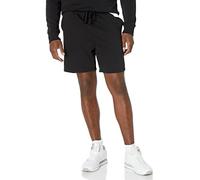 Amazon Essentials Pantaloncini in French Terry Leggeri (Disponibile nelle Taglie Big & Tall) Uomo, Nero, M