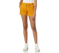 Amazon Essentials Pantaloncini in Pile da Donna con Tasche, Giallo Dorato, XL