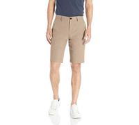 Amazon Essentials Pantaloncini Oxford Elasticizzati Comodi Leggeri 28 cm Slim Uomo, Marrone Chiaro Kaki, 30W