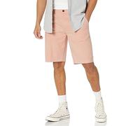 Amazon Essentials Pantaloncini Oxford Elasticizzati Comodi Leggeri 28 cm Slim Uomo, Pesca Pallido, 36W