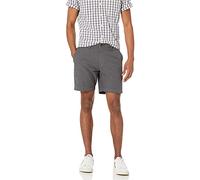 Amazon Essentials Pantaloncini Oxford Slim Fit Elasticizzati, Leggeri e Confortevoli 18cm Uomo, Grigio, 33W
