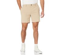 Amazon Essentials Pantaloncini Oxford Slim Fit Elasticizzati, Leggeri e Confortevoli 18cm Uomo, Marrone Kaki, 31W