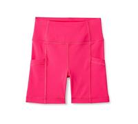 Amazon Essentials Pantaloncini Sportivi da Danza, Pallavolo e Allenamento con Cucitura Interna di 10cm con Tasche Bambine e Ragazze, Rosa Shocking, 8 Anni