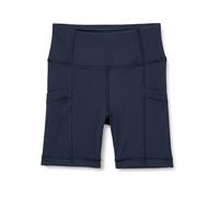 Amazon Essentials Pantaloncini Sportivi Total Train Stile Ciclista per Danza e Pallavolo Bambine e Ragazze, Blu Marino, 6-7 Anni