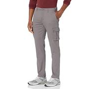 Amazon Essentials Pantaloni Cargo Elasticizzati e Aderenti (Disponibili nelle Taglie Big & Tall) Uomo, Grigio Scuro, 29W / 32L