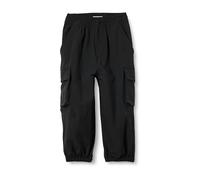 Amazon Essentials Pantaloni Cargo Stile Parachute Unisex Bambini e Ragazzi, Nero, 8 Anni