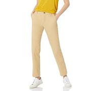 Amazon Essentials Pantaloni chino da donna slim fit, gamba dritta in twill elasticizzato, marrone kaki, 16