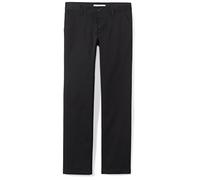 Amazon Essentials Pantaloni Chino Da Uniforme Piatti sul Davanti con Elastico Regolabile Bambine e Ragazze, Nero, 6 anni