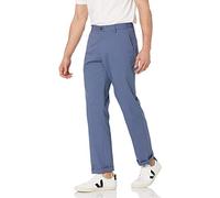 Amazon Essentials Pantaloni Chino da Uomo, vestibilità Classica, Resistenti alle Pieghe, con Parte Anteriore Piatta, Colore Indaco, Taglia 38 L x 86 L