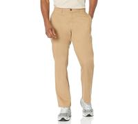 Amazon Essentials Pantaloni chino elasticizzati casual vestibilità classica Uomo, Marrone Cenere, 35W / 32L