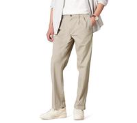 Amazon Essentials Pantaloni chino plissettati dal taglio classico e resistenti alle pieghe (disponibili nelle taglie Big & Tall) Uomo, Cachi Beige, 40W / 36L