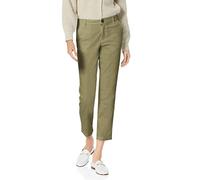 Amazon Essentials Pantaloni Color Kaki Cropped Elasticizzati a Vita Media con Gamba Affusolata, vestibilità Aderente (Disponibili in Taglie Forti) Donna, Verde Oliva Slavato, 50