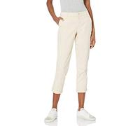 Amazon Essentials Pantaloni Color Kaki Cropped Elasticizzati a Vita Media con Gamba Affusolata, vestibilità Aderente (Disponibili in Taglie Forti) Donna, Tan Chiaro, 50