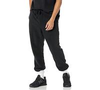 Amazon Essentials Pantaloni con Elastico alla Caviglia in Micropile di Poliestere Riciclato dalla vestibilità Standard (precedentemente Amazon Aware) Uomo, Nero, M