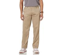 Amazon Essentials Pantaloni da Golf Elasticizzati vestibilità Classica da Indossare Tutto Il Giorno Uomo, Marrone Kaki, 33W / 28L