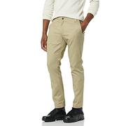 Amazon Essentials Pantaloni da Lavoro Aderenti Elasticizzati Resistenti A Macchie E Pieghe Uomo, Marrone Kaki, 35W / 34L