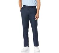 Amazon Essentials Pantaloni da Uomo Slim Fit con Parte Anteriore Piatta, Blu Navy, 86 x 73 cm (Larghezza x Lunghezza)