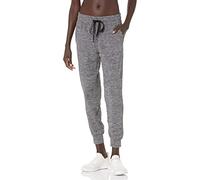Amazon Essentials Pantaloni della Tuta Elasticizzati Tecnici Spazzolati (Taglie Forti Disponibili) Donna, Grigio Scuro Tintura Policromatica, M