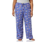 Amazon Essentials Pantaloni di Pigiama in Flanella - colori fuori produzione Donna, Blu Festa in Barca, XXS