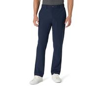 Amazon Essentials Pantaloni Elasticizzati Antipiega Uomo, Blu Marino, 33W / 28L