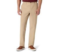 Amazon Essentials Pantaloni Elasticizzati Antipiega Uomo, Marrone Chiaro Kaki, 38W / 32L