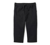 Amazon Essentials Pantaloni Elasticizzati per Ragazzi e Bambini, vestibilità Regolare, Neri, 3T