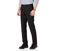 Amazon Essentials Pantaloni Eleganti da Uomo Slim Fit, Piatti, Neri, 81 x 86 cm
