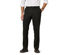 Amazon Essentials Pantaloni Eleganti Elasticizzati Anti-Piega dal Taglio Classico Uomo, Nero, 34W / 28L