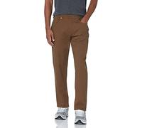 Amazon Essentials Pantaloni in Twill Elasticizzati con 5 Tasche e vestibilità Sportiva (Disponibile nelle Taglie Big & Tall) Uomo, Marrone, 32W / 34L