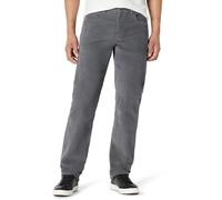 Amazon Essentials Pantaloni in Velluto a Coste a 5 Tasche Straight Fit Uomo, Carbone, 28W / 28L