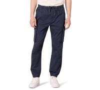 Amazon Essentials Pantaloni Jogger Cargo con Coulisse in Vita dalla vestibilità Standard Uomo, Blu Marino, L