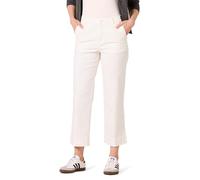 Amazon Essentials Pantaloni Kaki a Gamba Larga Slim a Vita Alta alla Caviglia Donna, Bianco Guscio D'Uovo, 48 Corto