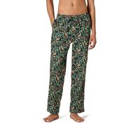 Amazon Essentials Pantaloni Pigiama in Flanella Traspirante (Disponibili nelle Taglie Big & Tall) Uomo, Nero Folk, XXL