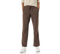 Amazon Essentials Pantaloni Tuta Da Donna A Gamba Dritta Con Coulisse, In Pile (Disponibili In Taglie Forti) Donna, Cioccolato, XS
