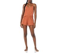 Amazon Essentials Pigiama Corto con Canottiera in Jersey di Maglia Donna, Terracotta, XS
