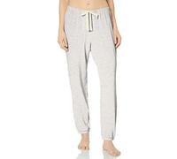 Amazon Essentials Pigiama Jogger da donna, in spugna leggera, taglie forti, grigio pallido, XXL