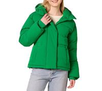 Amazon Essentials Piumino Corto con Cappuccio (Disponibile in Taglie Forti) Donna, Verde, XS