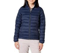 Amazon Essentials Piumino Leggero a Maniche Lunghe Resistente all'Acqua Ripiegabile (Disponibile in Taglie Forti) Donna, Blu Marino, M